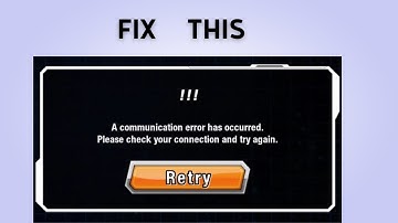How to Fix "A communication error has occurred" Error in DRAGON BALL Z DOKKAN BATTLE