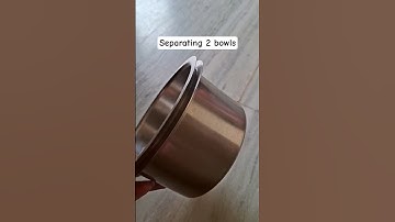 Simple trick to separate stuck utensils, Separating bowls #tricks #jugaad #ashortaday #home #hack