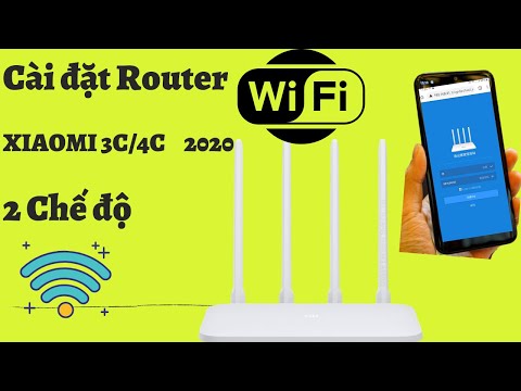 Video Cài đặt Router WIFI Xiaomi 3c/4c 2 chế độ mới nhất 2020 - youtube