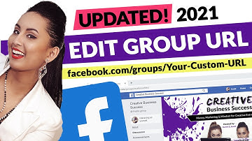 How to Change Your Facebook Group URL Name 2021 | Create a Custom Link