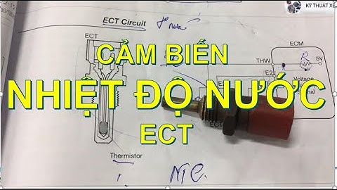 Khảo sát kiểm tra cảm biến nhiệt độ nước ô tô Engine CoolantTemperature (ECT) Sensor @kythuatxe9571
