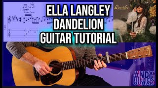 How to play Ella Langley – Dandelion Guitar Tutorial Lesson