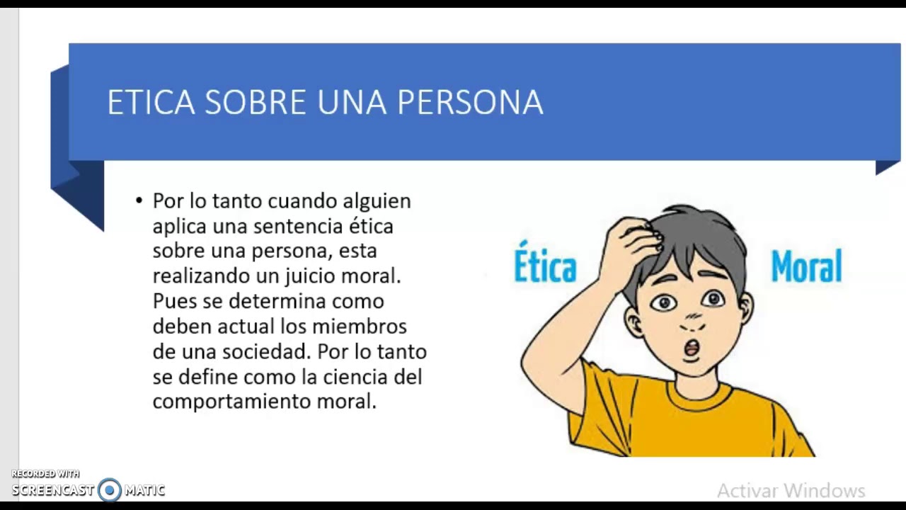 Definicion de etica youtube