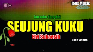 Download lagu SEUJUNG KUKU || ELVY SUKAESIH || KARAOKE DANGDUT || NADA WANITA