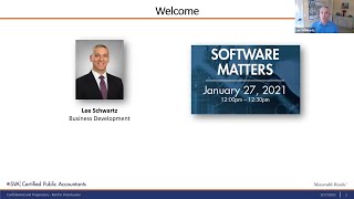 SVA Webinar: Software Matters: Make 2021 The Year You Streamline Your Accounting Software