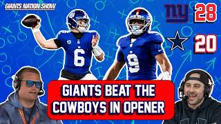 Giants Beat Cowboys in Opener | 208