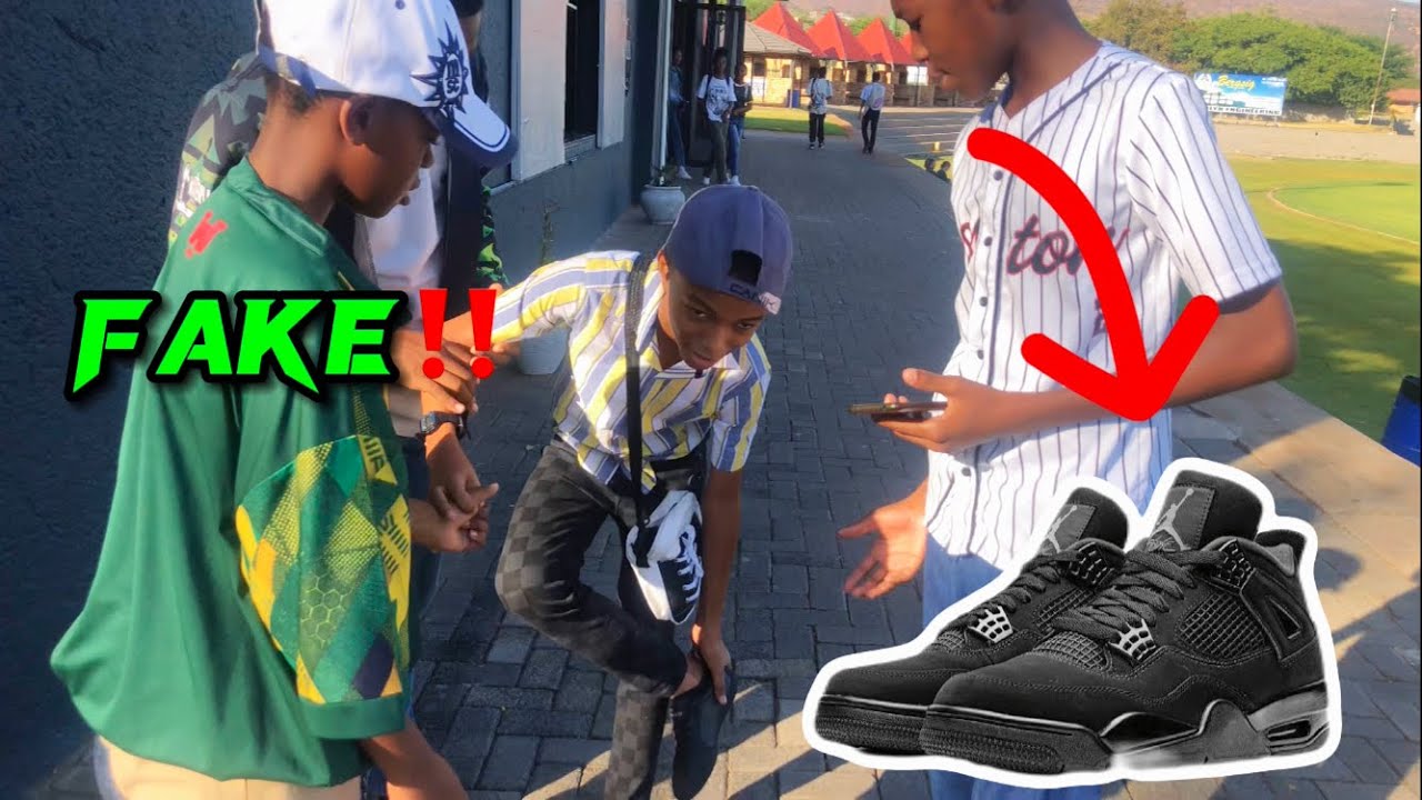 Scanning FAKE Sneakers In SOUTH AFRICA 🙆🏽‍♂️😭( High School Edition)😭🔥