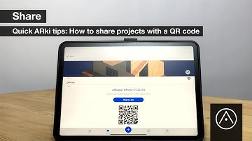 Quick ARki tips: How to share projects with a QR code