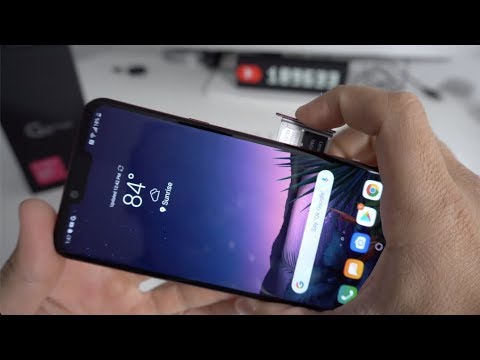 How to install SD and SIM card into LG G8 ThinQ