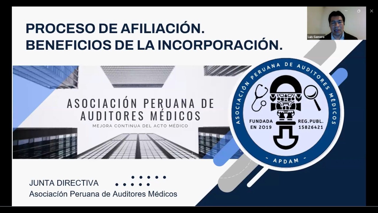 Beneficios y Requisitos de afiliación a la Asociación Peruana de Auditores Médicos APDAM 2026