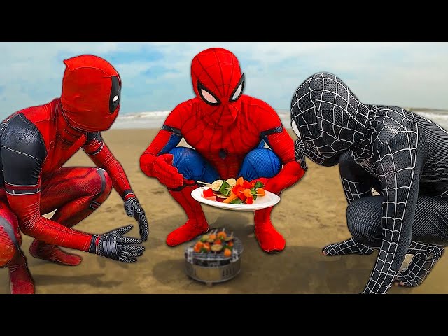 Party on the long beach | Superheros battle camp class=