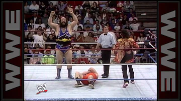 A mystery man attacks Earthquake: Superstars, March 23, 1991