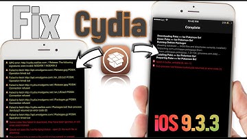 Fix Cydia Error Messages iOS 9.3.3 - 10.2 Jailbreak