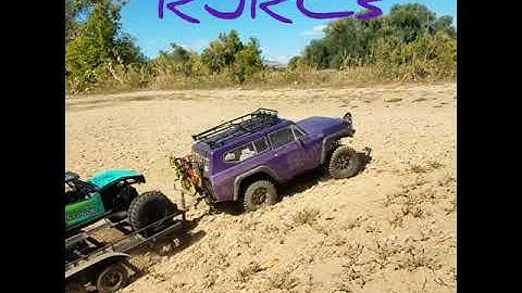 Redcat Gen 8 towing a Capra. #redcatracing #axialcapra #rcs  #1/10scale  #hobbieholmes #hobbywing