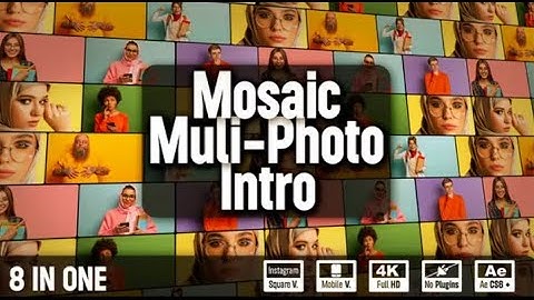 Mosaic Multi-Photo Intro 40655053 | After Effects Project Files | Videohive