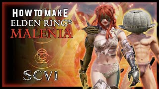 SC6 Character Creation Elden Ring Boss Malenia VS Let me solo her | Soul Calibur 6 CaS Tutorial