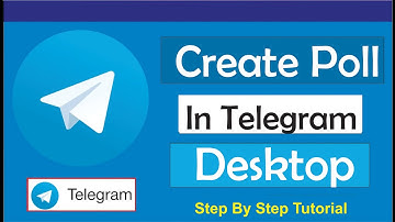 How To Create Poll In Telegram Desktop