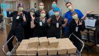 Peyton and Ashley Manning donate meals for health care workers