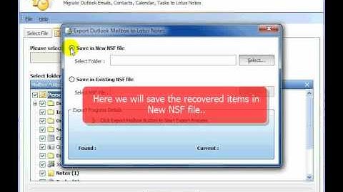 Connect Outlook to Lotus Notes