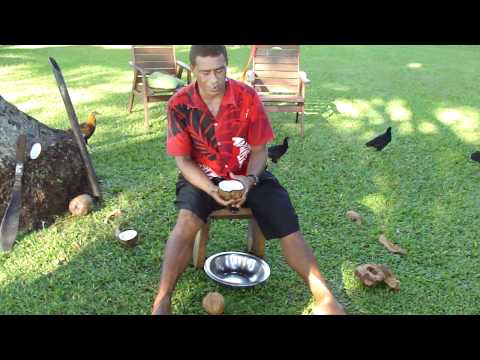 how to grate a coconut