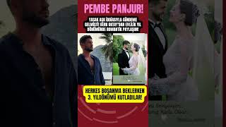 Yasak aşk iddiasıyla gündeme gelmişti! Berk Oktay&#39;dan evlilik yıl dönümünde romantik paylaşım!