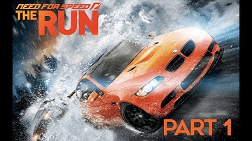 Need For Speed The Run Gameplay Walkthrough Part 1 - The Race Begins..