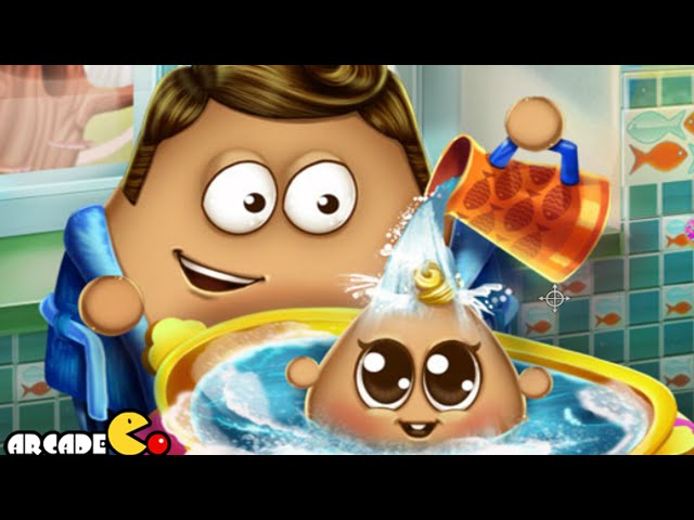 Jogo do Pou, se divertindo com o Pou bebê #1,Having fun with baby