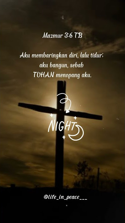 Story WA Rohani Selamat malam🌙 // Story WA Lagu Rohani Kristen✝ - Firman Tuhan malam ini