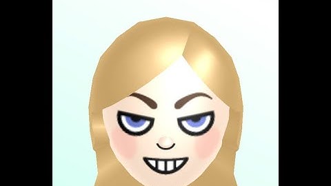 Mii Tutorial - Dark Daisy (OC Mii)