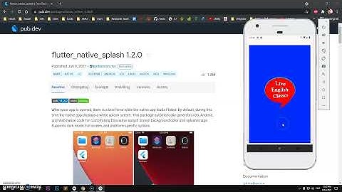 How to add splash screen to flutter app | Flutter Native Splash
