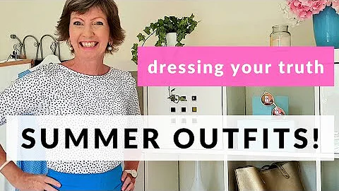 Summer outfits! Dressing Your Truth capsule wardrobe