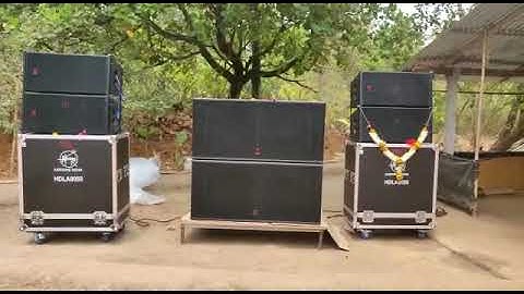 Hdla8055 and sub828 powered by DSP9501 and DSP5501  amplifier.