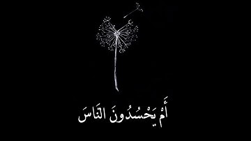 (أَمْ يَحْسُدُونَ النَّاسَ) بصوت القارئ سعود الفايز & أجمل حالات واتساب جديدة QHD .. مقاطع قص