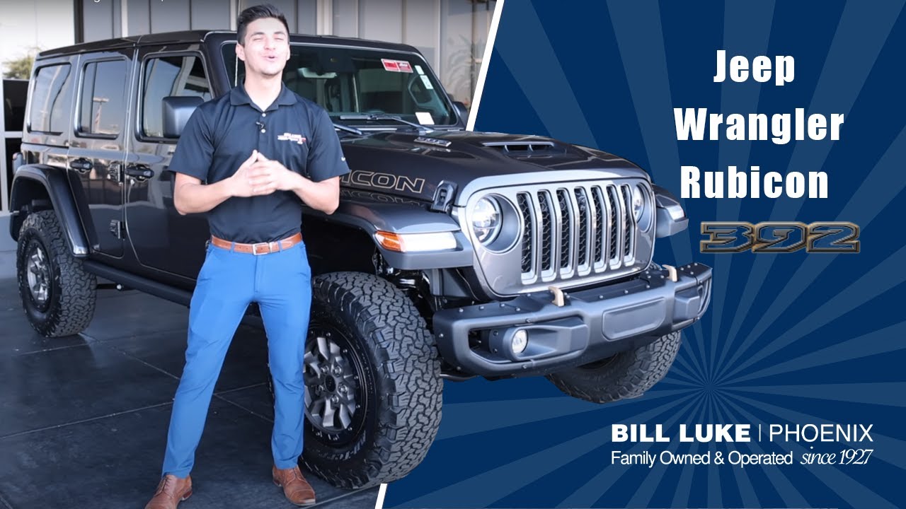 2021 Jeep Wrangler 392 Walkthrough | Is This the BEST Off-Roading Vehicle?  | Bill Luke Autos - YouTube