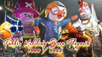 Meriah.. Takbiran Idul Fitri 1444/2023 Desa Tlogosih Kebonagung Demak