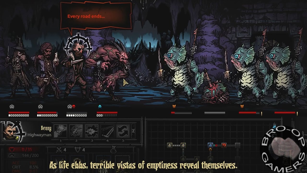 Ползучий ужас darkest dungeon карта