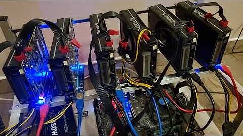 GPU mining rig wiring fix RX 580 Saphire 4 GB