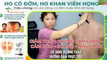 GIẢM TRIỆU CHỨNG CẢM LẠNH – CẢM CÚM – SỔ MŨI – NHỨC MỎI | CÔ ĐINH HƯƠNG THẢO HƯỚNG DẪN TRỰC TIẾP