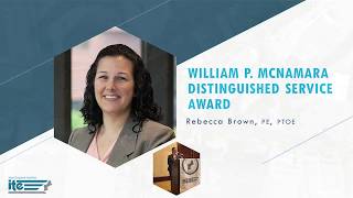 NEITE Awards - December 2019 William P McNamara Distinguished Service Award - Rebecca Brown