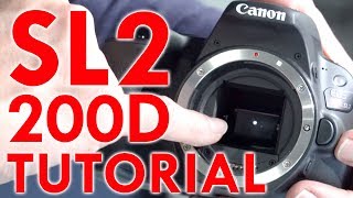 Canon EOS Rebel SL2/200D Tutorial