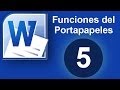 Tutorial Word (Cap. 5) Funciones del Portapapeles