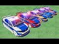 TRANSPORTING ALL COLORS DACIA LOGAN POLICE CARS with TRUCKS ! FS22