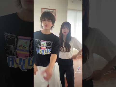 折田涼夏ちゃんとTikTok撮らせて貰いました　#tiktok #折田涼夏 #じんたん #shorts #歳の差9個