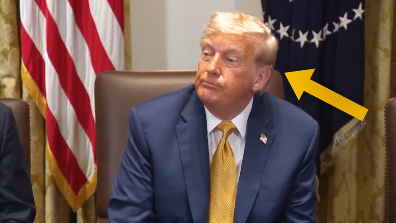 Trump COGNITIVE FAILURE at cabinet meeting on LIVE TV