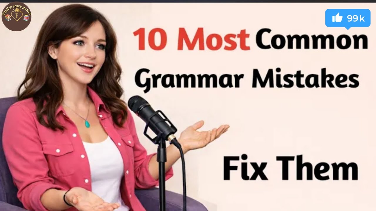 10 most common English Grammar mistakes ⭐@S5GDragonYT #youtube #video ...