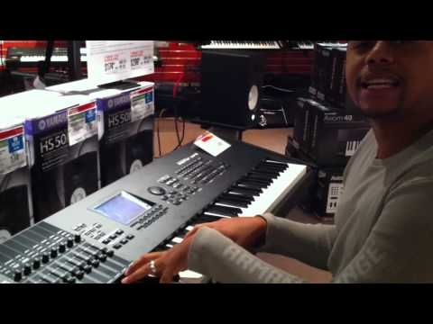 Yamaha Motif XF Reviews Demo :: Initial Impressions of Yamaha XF Part 1 - GospelMusicians