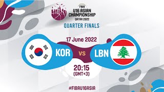 Korea v Lebanon | Full Basketball Game