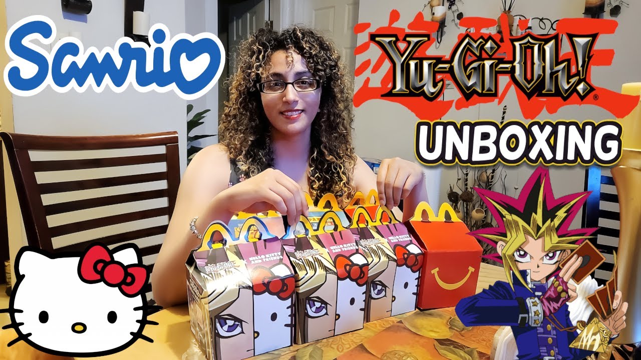Yu-Gi-Oh x Sanrio Happy Meal Unboxing (US Version) #happymeal # ...