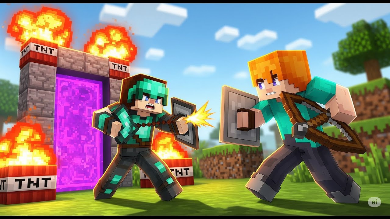 Minecraft - fight s @Alex14ko