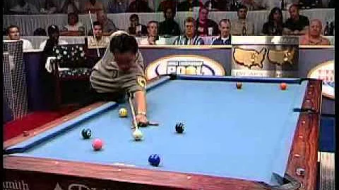 Billiards Pros Efren Reyes and Francisco Bustamante go to the Hill at the 2003 U.S. Open 9-Ball